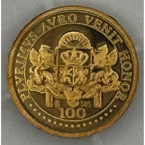 2003 Gold Proof Princess Diana PLVRIMVS AVRO VENIT HONOR coin