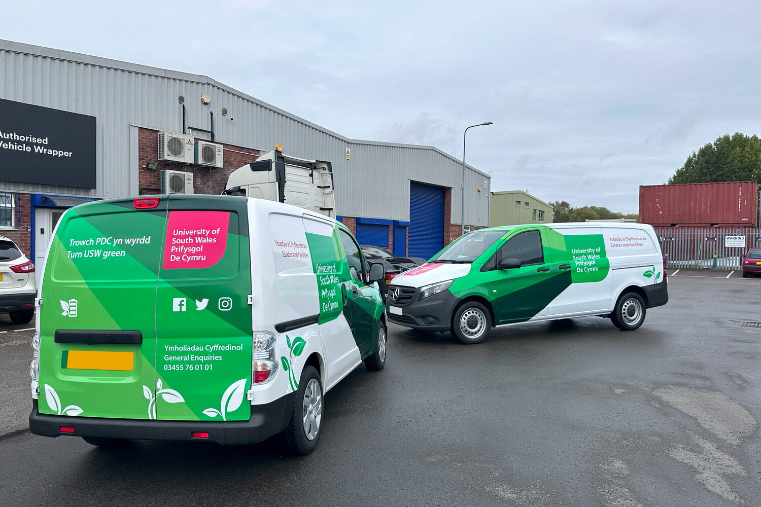 University Of South Wales - 2x Nissan eNV200