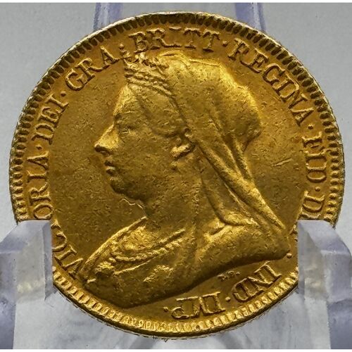 1894 Queen Victoria gold half sovereign