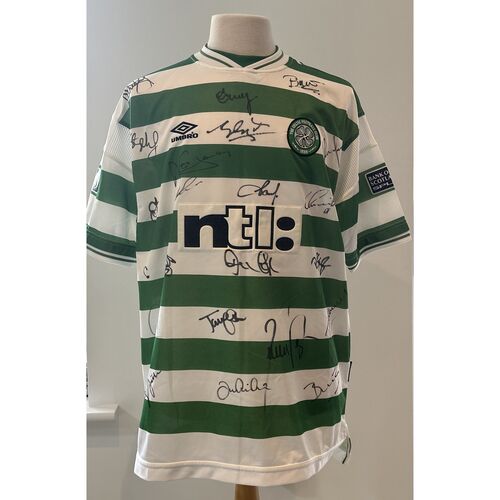 Celtic 1999/01 Multi Signed Shirt