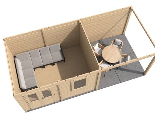 388cm x 300cm + 300cm Veranda