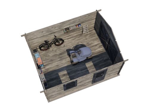 400cm x 500cm Garage