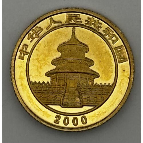 2000 gold 1/10th Chinese panda coin