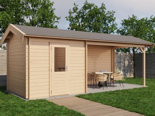 250cm x 250cm + 400cm Veranda