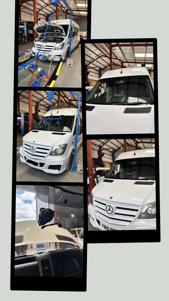 Upgraded sprinter windscreen in Hilperton BA14