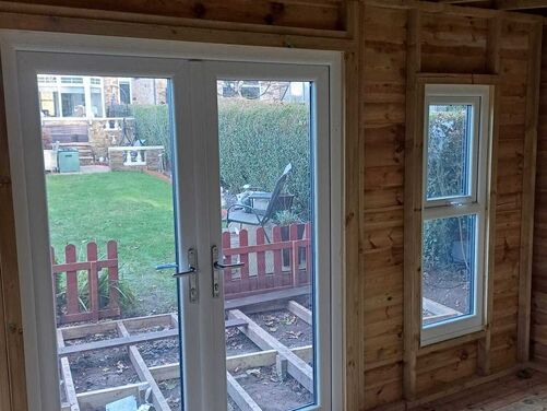 #PVC085 16x10 Pent Summer House