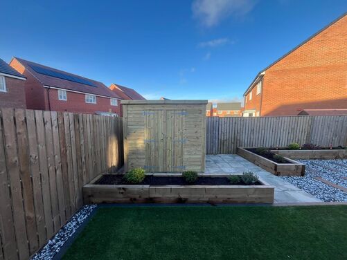 8x6 Pent Storage Shed