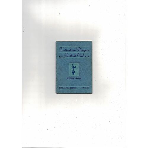Tottenham Hotspur Football Handbook 1948/49