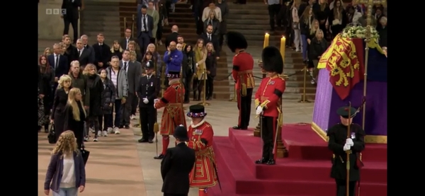 Truly honoured and privileged to pay respect to her Majesty