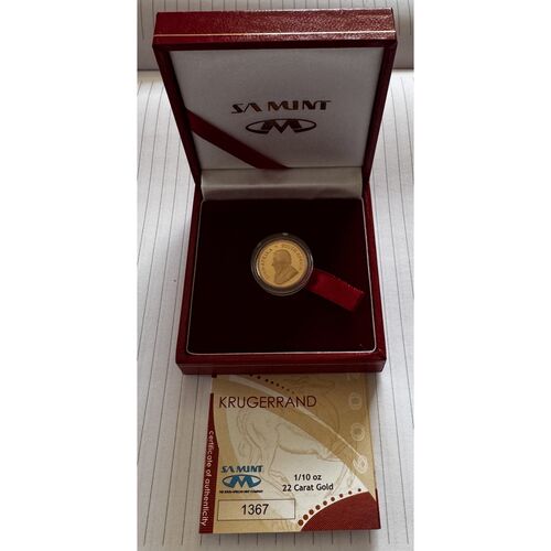2009 gold proof 1/10th Krugerrand