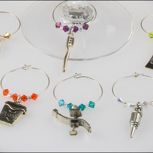 Dentist Wine Glass Charms