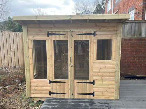 #SHP059 8x6 Pent Summer House