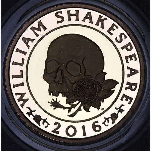 2016 QE11 The Shakespeare tragedies gold proof £2 coin