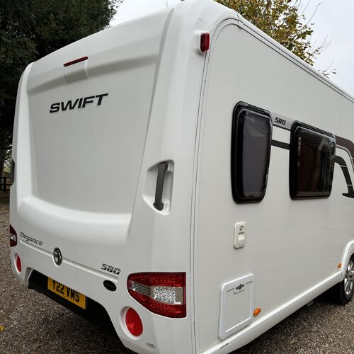 2014 Swift Elegance 580 Caravan 4 Berth - ALDE - Motor Mover - Solar