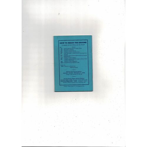 Tottenham Hotspur Football Handbook 1964/65