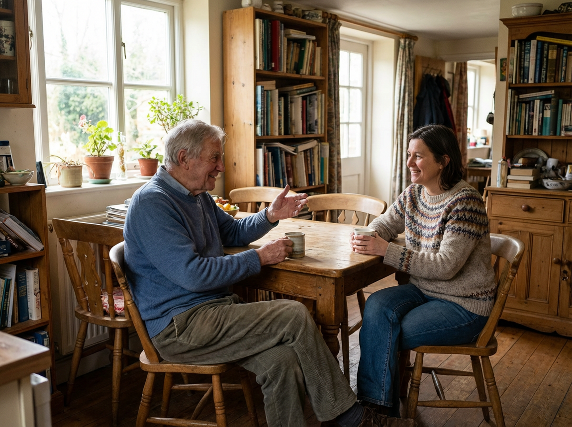 Companionship and reassurance during home care Bristol with Your Care