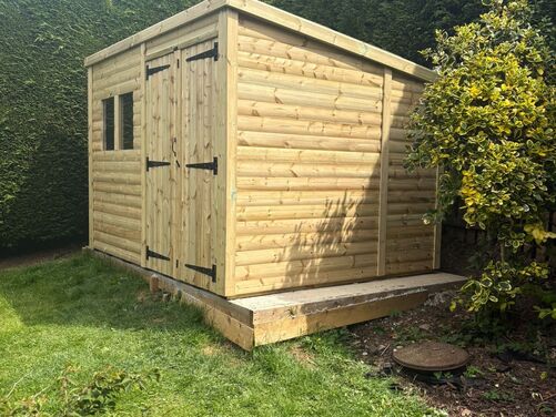 10x8 Pent Shed