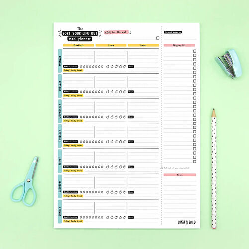 Sort Your Life Out Meal Planner Notepad