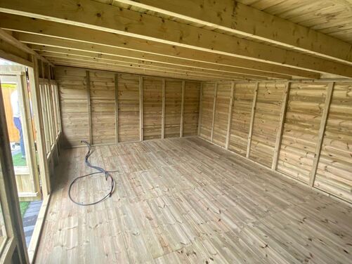 #SHP052 20x14 Pent Summer House