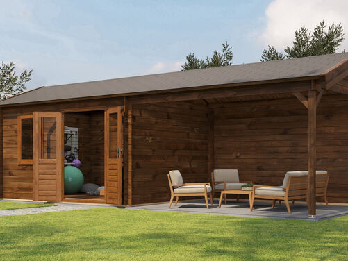 400cm x 300cm + 400cm Veranda