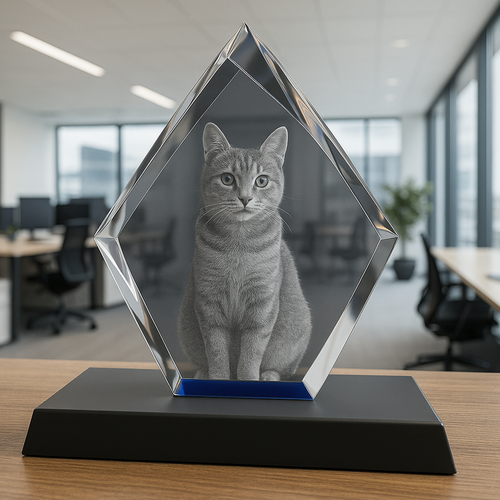 The Super Large 3D Jura Colour Iceberg Crystal