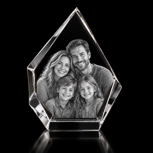 MEGA 3D Crystal Iceberg Photo Gift – 215 × 160 × 60 mm