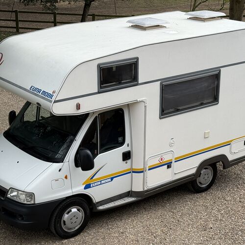 EuraMobil 500S Compact 4 Berth Motorhome Fiat Ducato 2003 2.3TD Only 63894 miles