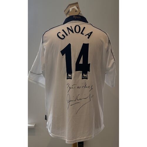 David Ginola Tottenham Hotspur Hand Signed Shirt