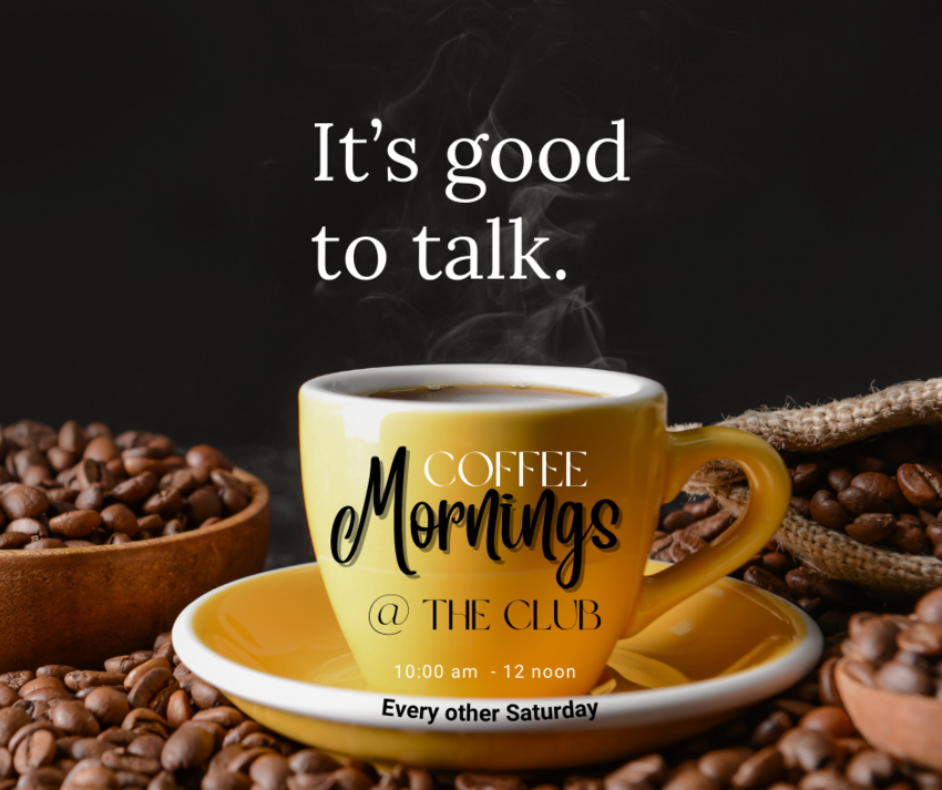 Saturday Coffee Mornings are hit!