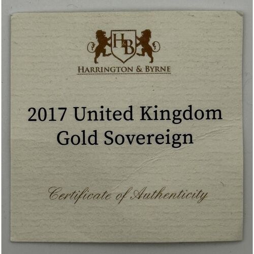 2017 QE11 full gold sovereign