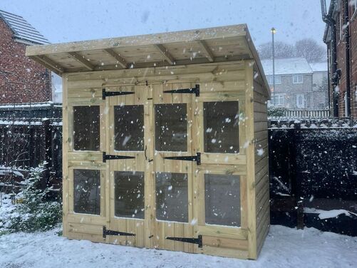 #SHP053 8x4 Pent Summer House