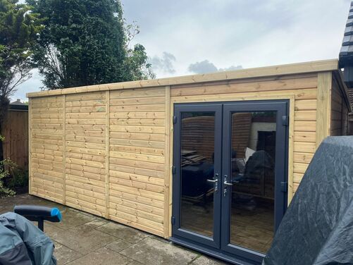 #PVC081 20x10 Pent Summer House