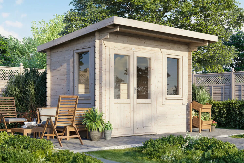 Pent Classic Log Cabin 12x8