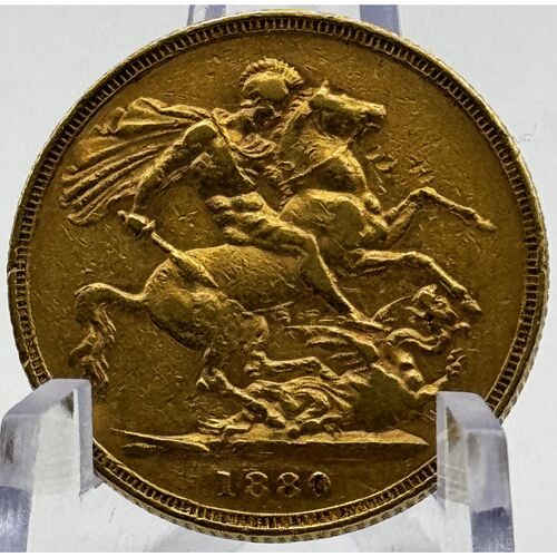 1880 full gold sovereign