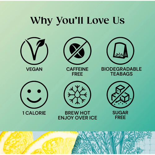 Twinings Superblends Detox with Lemon, Ginger & Fennel - 20 Bags