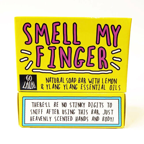 Smell My Finger Soap Lemon & Ylang Ylang Funny Gift
