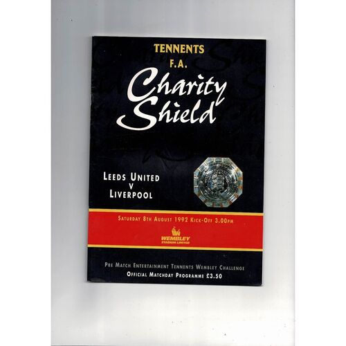 Charity Shield Final Football Programmes