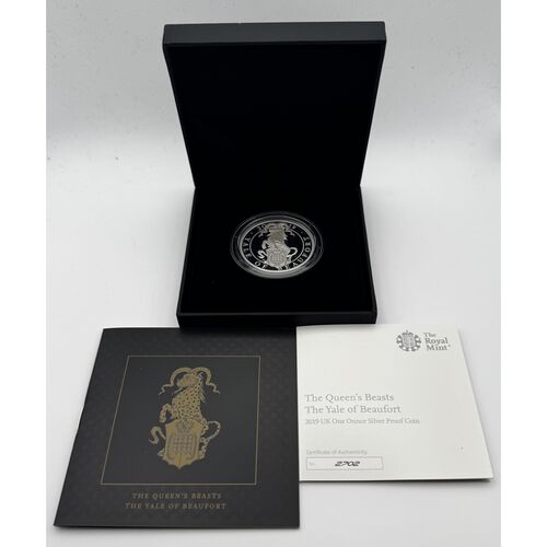 Queen beasts silver proof FDC 2019 ‘The Yale of Beaufort’