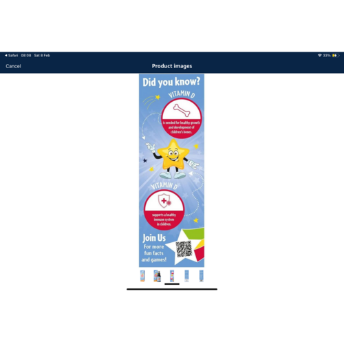 Natures Aid Super Stars Vitamin D3 Orange Flavour 30ml Spray