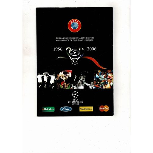 2006 Barcelona v Arsenal Champions League Final Football Programme