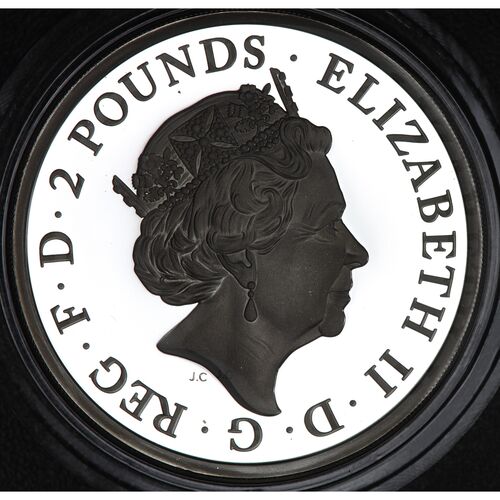 Queen beasts silver proof FDC 2018 ‘ The Black Bull of Clarence’ coin