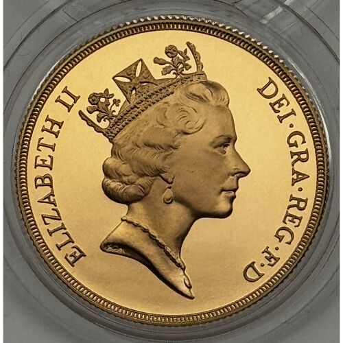 Stunning 1991 Queen Elizabeth 11 three coin gold proof set