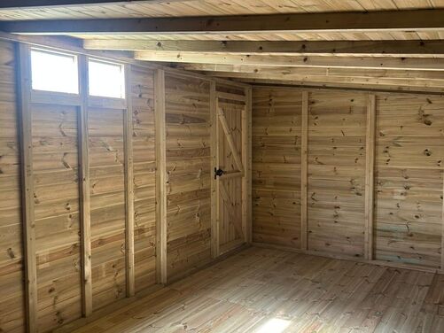 18x10 Pent Shed Workshop 