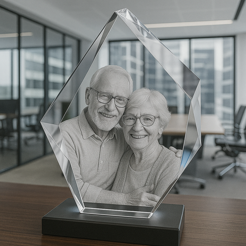 The Beautiful 3D Jura 14x10x6cm Pure Crystal Iceberg