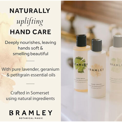 Bramley Hand Cream with Lavender, Geranium & Petitgrain 100ml