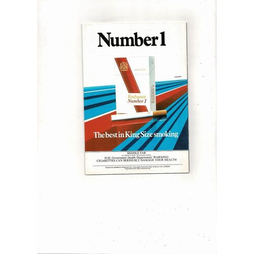 1979 England v Bulgaria Football Programme + Match Ticket