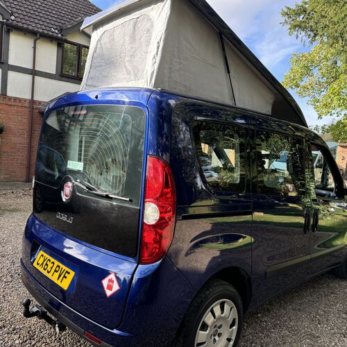 2013 (63)reg Fiat Doblo MyLife Camper Van 2 Berth 1.6 M-Jet Diesel 58644 miles