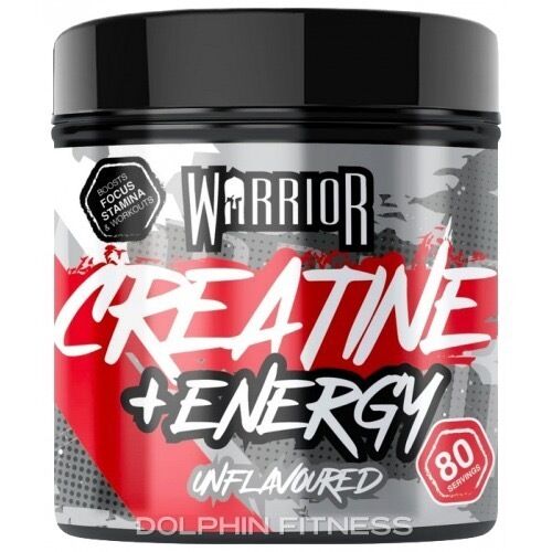 Warrior Creatine + Energy Unflavoured 80 Servings 360g