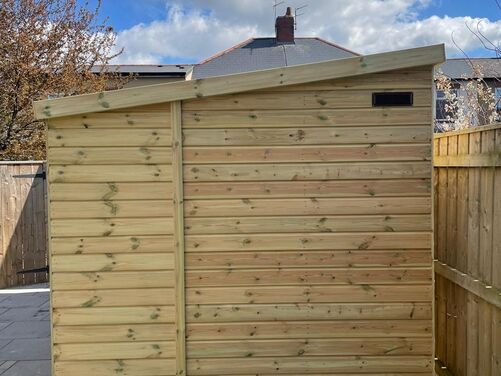 #P061 14x8 Pent Shed