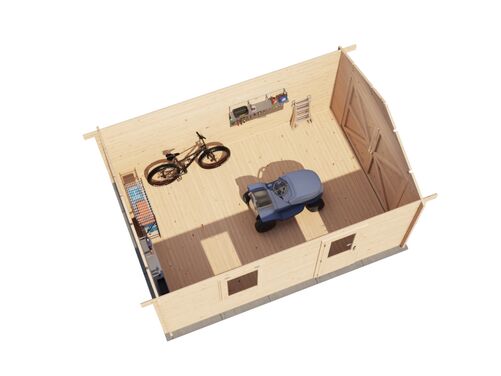 350cm x 500cm Garage